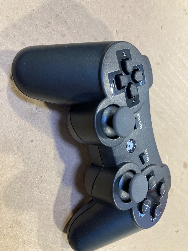 Photo 1 of Diswoe Controller for PS-3, Wireless Bluetooth Controller Gamepad Joystick, Double Vibrating Controller for Play_station 3 with Charger Cable Cord Thump Grips