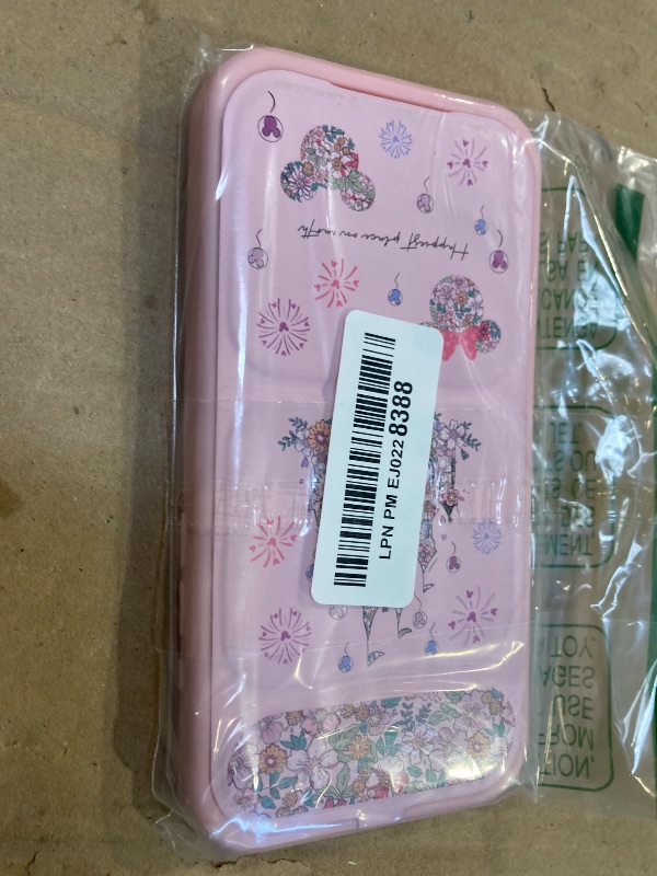 Photo 1 of LISEVO Camera Cover Stand Case for iPhone 16 Pro Max - Women Mujer Girl Girly Unique Cute Aesthetic PU Leather Folio Folded Flipped Holder with Magnetic Closure, Castle Flower Firework