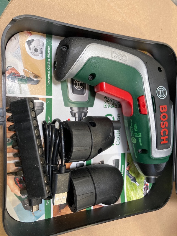 Photo 1 of Bosch Home and Garden Compact Cordless Screwdriver, Ixo Set Premium