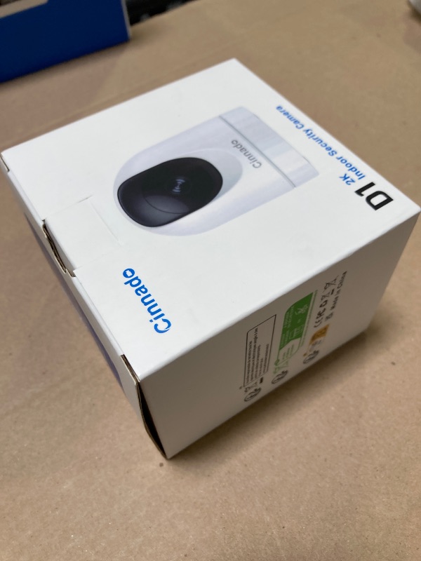 Photo 1 of Cinnado Security Camera Indoor-2K 360° WiFi Cameras for Home Security?Pet/Dog/Baby Camera with Phone app, 2-Way Audio, Night Vision, 24/7 SD Card Storage, Works with Alexa & Google Home (2.4Ghz)-D1