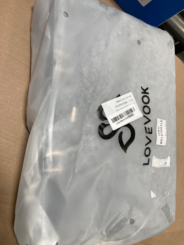 Photo 1 of LOVEVOOK Laptop Tote Bag for Women 15.6 Inch Waterproof Leather Computer Bags Business Office Work Briefcase Black