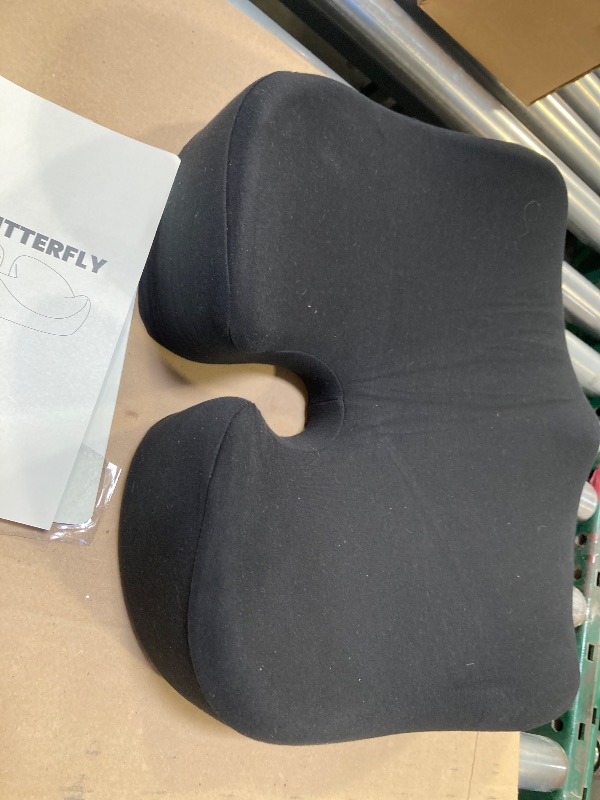 Photo 1 of Raised Tail & Wide U-Shaped Memory Foam Office Chair Cushion for Hip & Coccyx Pain Relief During Long Sitting -Bucket Shape Seat Cushion for Office Chair, Car Seat, Desk Chair, Wheelchair (Large,Gray)
