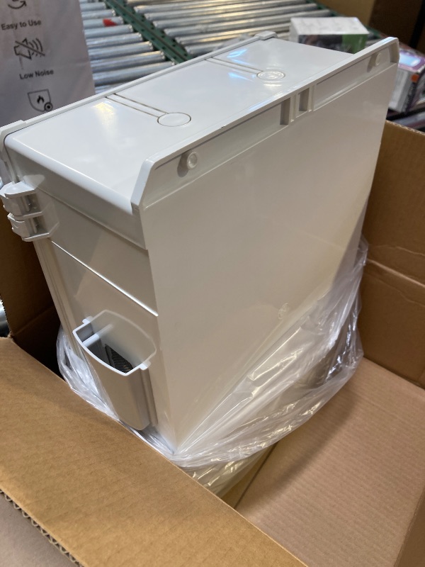 Photo 1 of Namunanee Outdoor Electrical Junction Box, ABS Water Resistant Enclosure with Internal Mounting Panel & Hinged Cover (16"H* 12"L* 5.9"W & Thermostat)