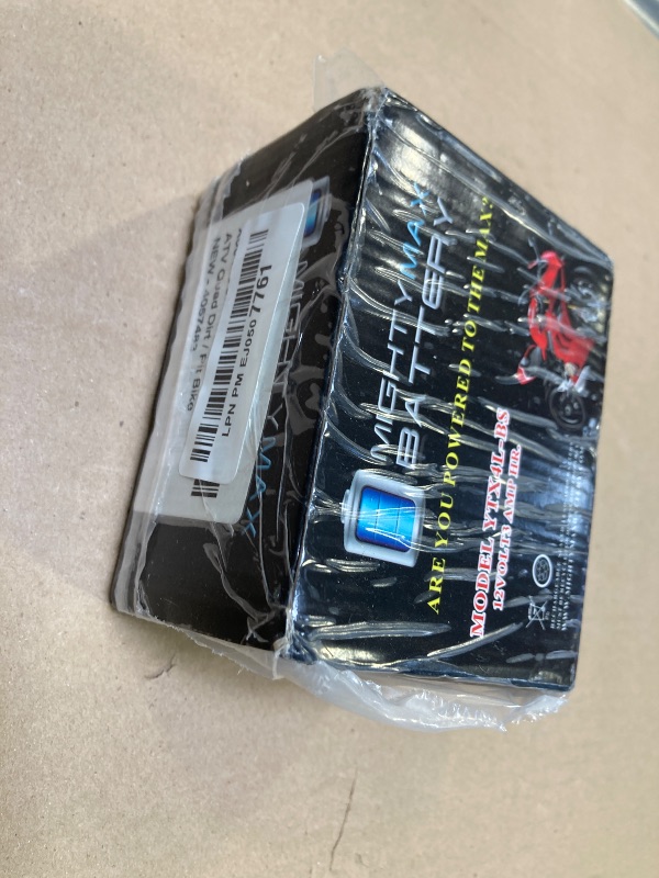 Photo 1 of Mighty Max Battery YTX4L-BS SLA Battery for ATV Quad Dirt/Pit Bike 50/70/110/125 CC Brand Product