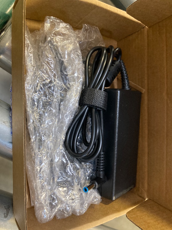 Photo 1 of 65W 45W Laptop Charger for HP Model 15: 15-dy, 15-dq, 15-da, 15-db, 15-dw, 15-f, 15-ef, 15-ab, 15-ac, 15-af, 15-an, 15-au, 15-aw, 15-ay, 15-ba, 15-bn, 15-bk, 15-br, 15-bs, 15-bw Series Power Supply