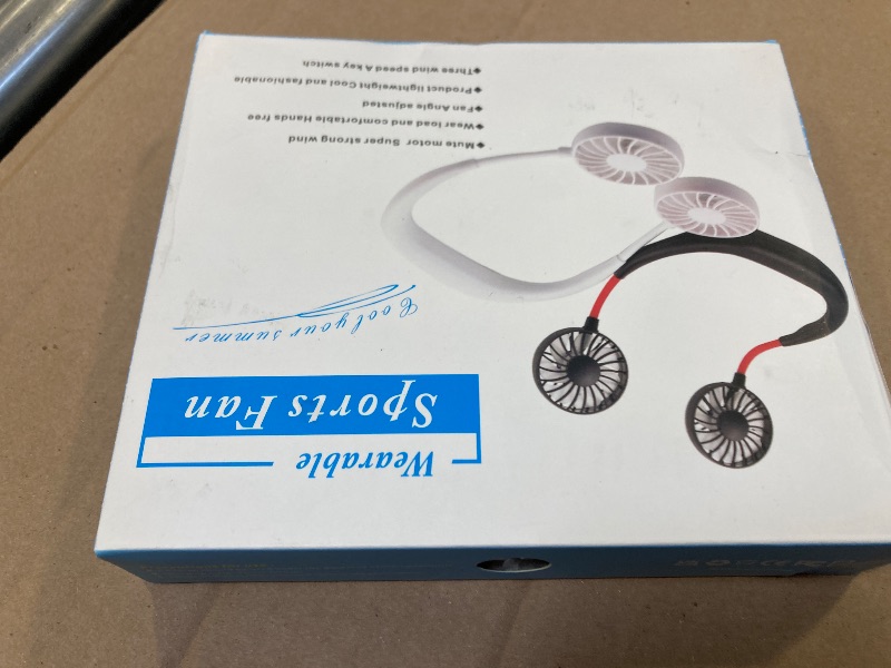 Photo 1 of shuangjishan Neck Fan Portable Rechargeable: Personal Fans For Your Neck Wearable Cooling Fan Neck Air Conditioner With 360 Degree Rotation 2000mah For Travel Sports Walking - Outdoor Working…