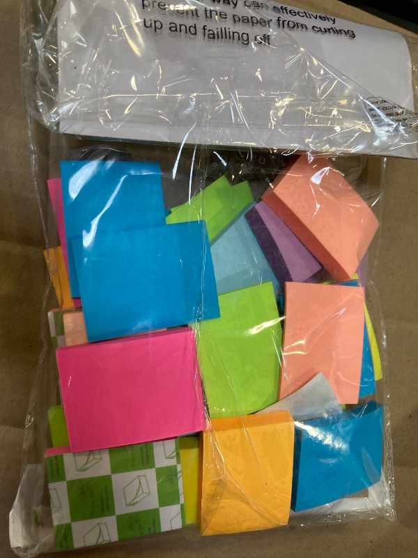 Photo 1 of Sticky Notes 1.5x2 Inches, Bright Colors Self-Stick Pads, 15 Pack,  