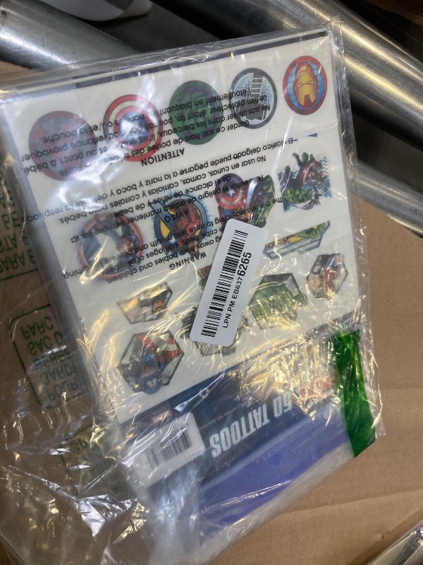 Photo 1 of Superhero Tattoos Ultimate Set - Bundle of 150 Pcs Super Hero Temporary Tattoos | Marvel Avengers Superman "TMNT" Power Rangers Transformers