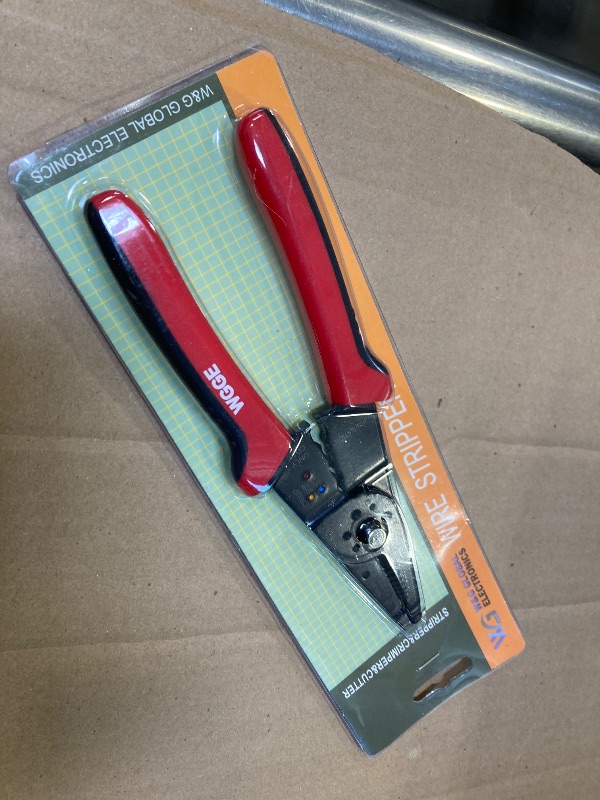 Photo 1 of WGGE WG-015 Professional 8-inch Wire Stripper/wire crimping tool, Wire Cutter, Wire Crimper, Cable Stripper, Wiring Tools and Multi-Function Hand Tool.
