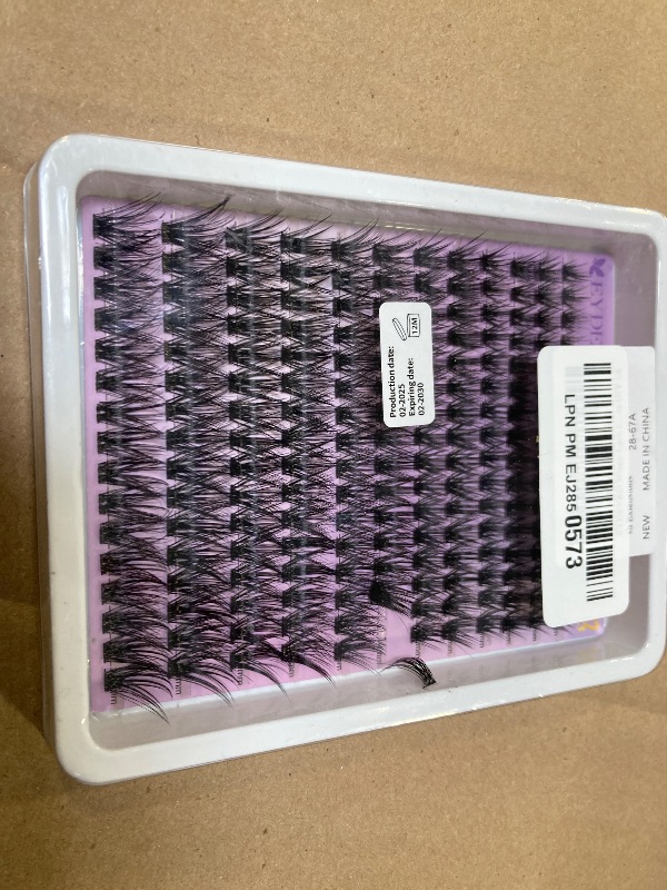Photo 1 of EYDEVRO Wispy Lash Clusters Natural Eyelash Clusters 9-18mm Cluster Eyelash Extensions CD Curvature 192 Pcs Manga Cluster Lashes Individual Lashes DIY Lash Extensions