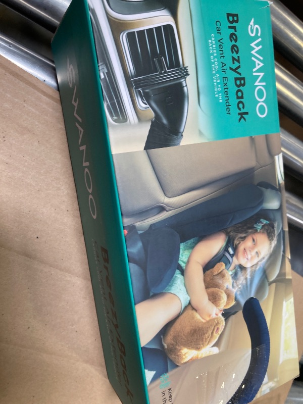 Photo 1 of Swanoo Car AC Vent Extender | Air Vent Hose for Backseat | Directs Cool or Hot Air to Kids & Pets | Universal Fit | Extends Up to 10 FT | AC Tube for Baby Car | Back Seat Air Conditioning | BreezyBack
