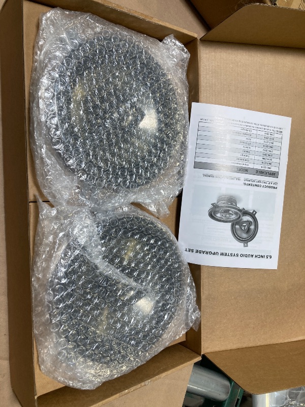 Photo 1 of 2 Pack Speaker Upgrade For 2007-2018 Jeep Wrangler JK JKU & Grand Cherokee, Commander, Liberty, Dodge Challenger, Durango, Dakota, Nitro, Chrysler 6.5 Inch 2-Way Car Audio Speaker Replace OEM 77KICK10