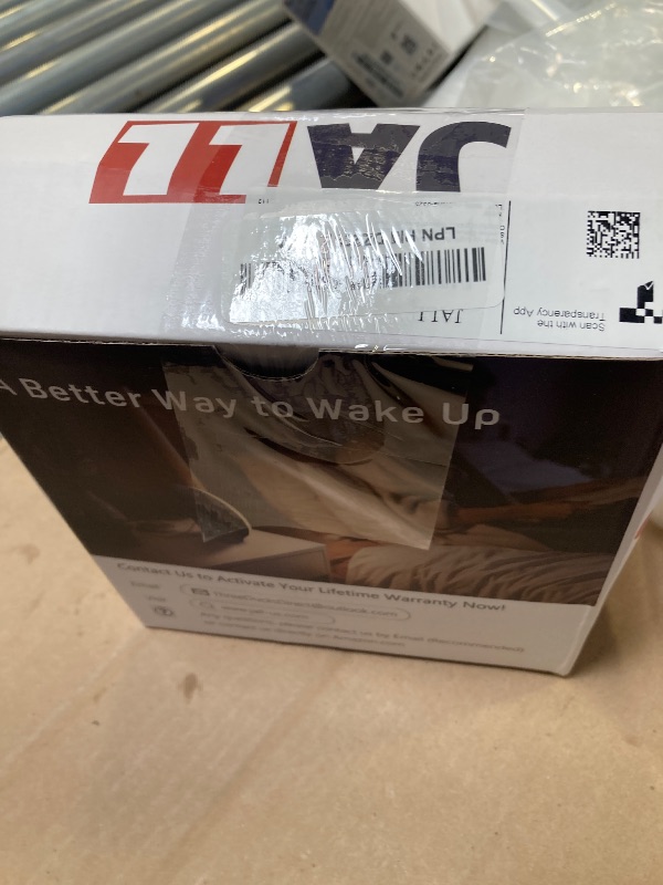 Photo 1 of Wake Up Light Sunrise Alarm Clock for Kids, Heavy Sleepers, Bedroom, with Sunrise Simulation, Sleep Aid, Dual Alarms, FM Radio, Snooze, Nightlight, Daylight, 7 Colors, 7 Natural Sounds, Ideal for Gift