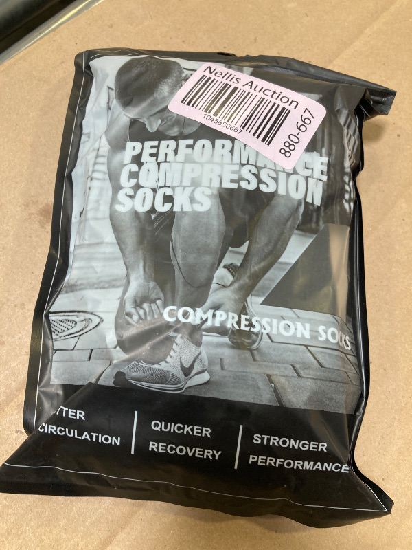 Photo 1 of bropite Zipper Compression Socks Women & Men - 2Pairs Calf Knee High 15-20mmHg Open Toe Compression Stocking suit for Walking