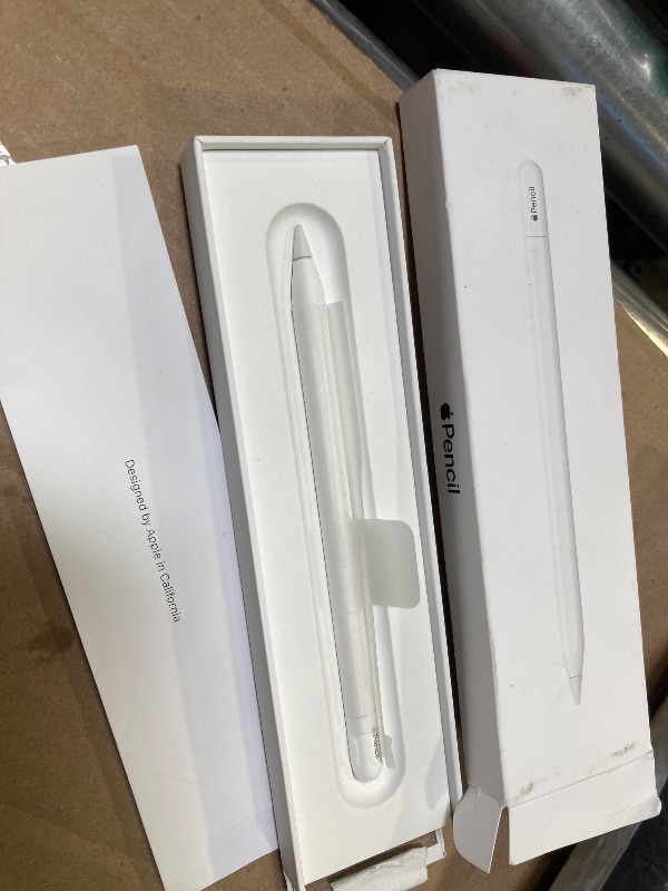 Photo 1 of Apple Pencil (USB-C): Device Compatibility Check Required - Pixel-Perfect Precision, Tilt Sensitivity, Perfect for Note-Taking, Drawing, and Signing Documents. Charges and Pairs with USB-C