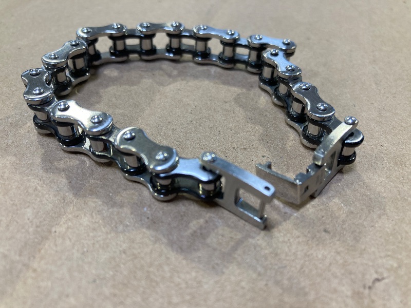 Photo 1 of  Stainless Steel Biker Bike Motorcycle Bracelets Jewelry 
