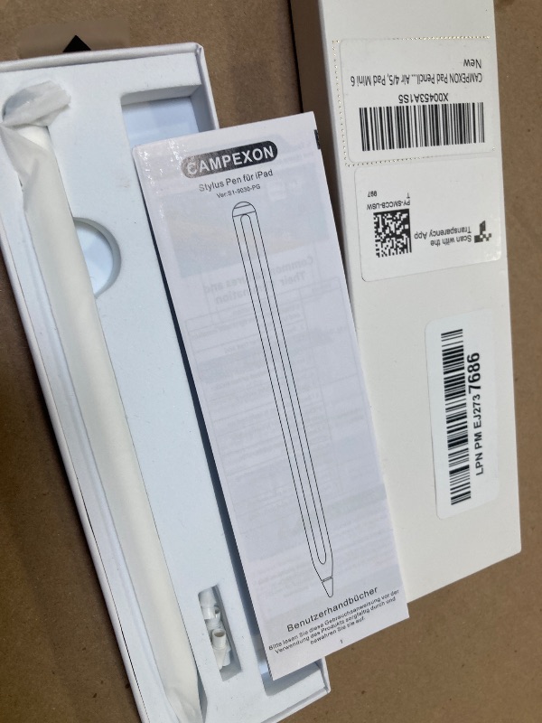 Photo 1 of Pencil 2nd Generation for iPad, Pen for iPad with Magnetic Wireless Charging, Bluetooth, Tilt Sensitivity, Pen for iPad with iPad Pro 11 in 1/2/3/4, iPad Pro 12.9 in 3/4/5/6, iPad Air 4/5, Mini 6