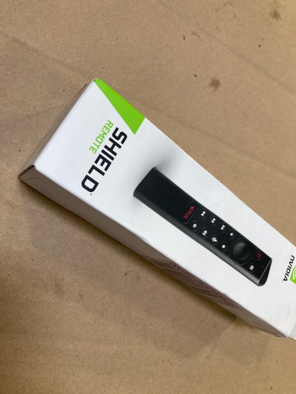 Photo 1 of NVIDIA SHIELD Remote; Voice Search, Motion-Activated, Backlit Buttons, Customizable Menu Buttons, and IR Blaster to Control your TV