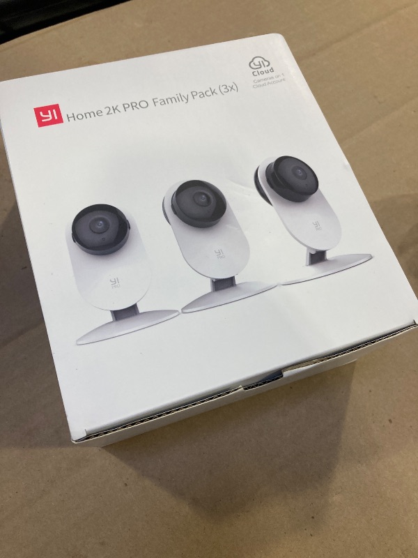 Photo 1 of YI Pro 2K 3PC Home Security Camera, 2.4GHz Indoor Cameras for Home Security with Person, Vehicle, Animal Smart Detection, Phone App for Baby, Pet, Dog Monitoring, Works with Alexa and Google Assistant