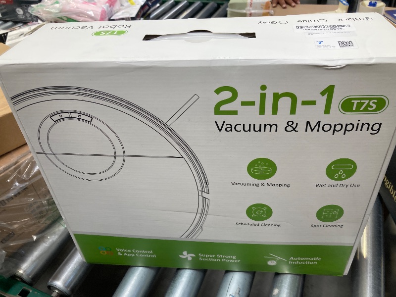 Photo 1 of Robot Vacuum and Mop Combo, 2 in 1 Mopping Robot Vacuum Cleaner with 2000Pa Max Suction, Wi-Fi/App/Remote, Schedule, Self-Charging Slim Robotic Vacuum, Ideal for Pet Hair, Low-Pile Carpet, Hard Floor