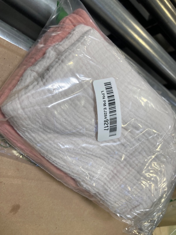 Photo 1 of TADO MUSLIN 2-Pack Nursing Covers for Breastfeeding, 100% Organic Cotton Muslin Breastfeeding Cover, Multi-Use Nursing Scarf, Car Seat Canopy, Stroller Cover, Soft Breathable Baby Blanket Pink