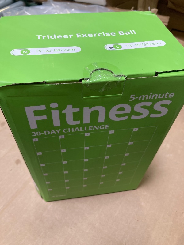 Photo 1 of Trideer Yoga Ball for Exercise, Pregnancy & Birthing, 5 Sizes Exercise Ball for Physical Therapy, Stability, Fitness, Quick Pump Included