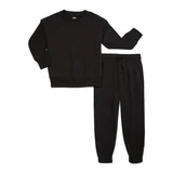 Photo 1 of Athletic Works Boys Fleece Sweatshirt & Sweatpants Set, 2-Piece, Size 7-8