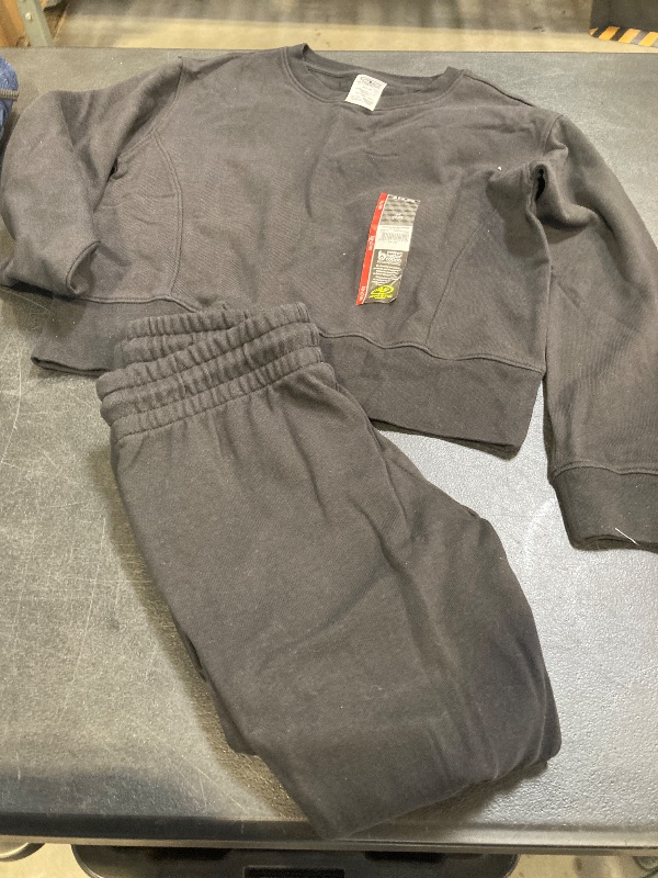 Photo 1 of Athletic Works Boys Fleece Sweatshirt & Sweatpants Set, 2-Piece, Size 7-8