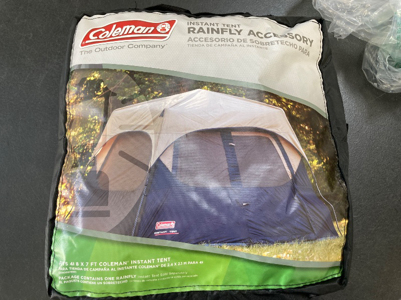 Photo 1 of Coleman Weatherproof Rainfly Accessory for 4-Person Instant Tents, Keeps Dry & Protects from The Elements
