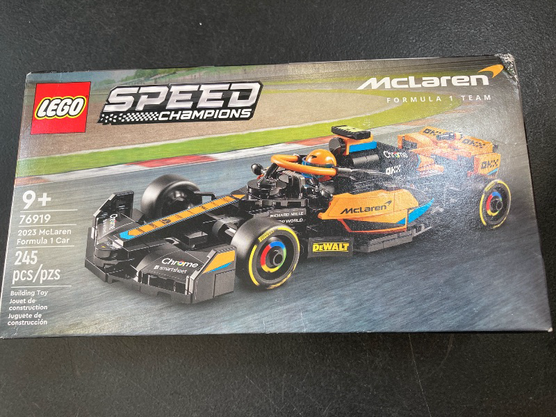 Photo 1 of LEGO Speed Champions 2023 McLaren Formula 1 Race Car Toy for Play and Display, Buildable McLaren Toy Set for Kids, F1 Toy Gift Idea for Boys and Girls Ages 9 and Up who Enjoy Independent Play, 76919