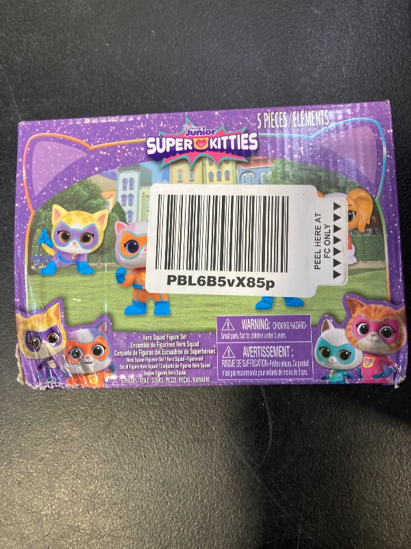 Photo 1 of Just Play Disney Junior SuperKitties Hero Squad 5-Piece Figure Set, Kids Toys for Ages 3 Up