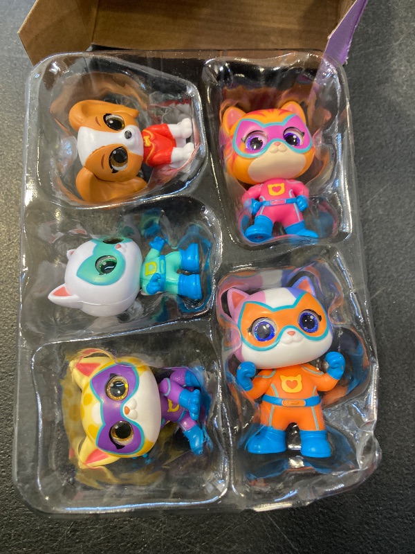 Photo 1 of Just Play Disney Junior SuperKitties Hero Squad 5-Piece Figure Set, Kids Toys for Ages 3 Up