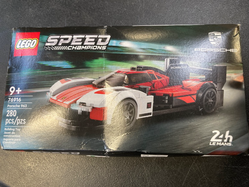 Photo 1 of LEGO Speed Champions Porsche 963 76916, Model Car Building Kit, Racing Vehicle Toy for Kids, 2023 Collectible Set with Driver Minifigure