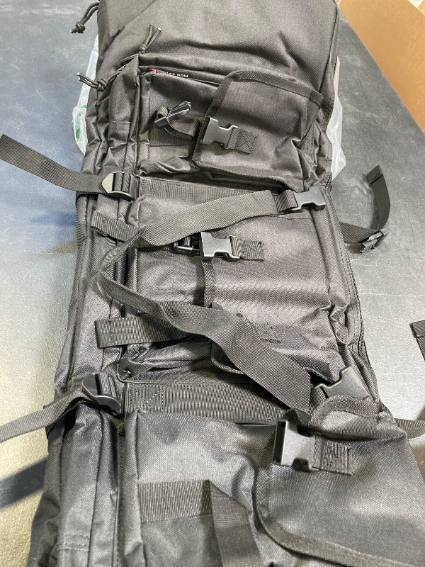 Photo 1 of DULCE DOM 36 inch Double Rifle Case Soft Bag Gun Case, Perfect for Rifle Pistol Firearm Storage and Transportation, All Around Shooting Range Tactical Rifle Backpack, Indoor Outdoor