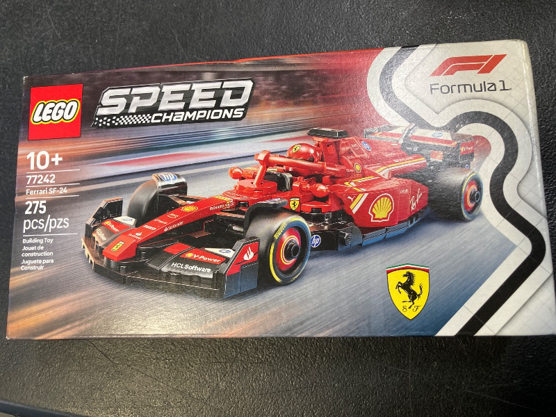 Photo 1 of LEGO Speed Champions Ferrari SF-24 F1 Race Car Toys - Building Sets for Kids, Boys & Girls, Ages 10+ - Ferrari F1 Model Car Kits for Display or Play - Gift Ideas for Birthdays and Fans - 77242