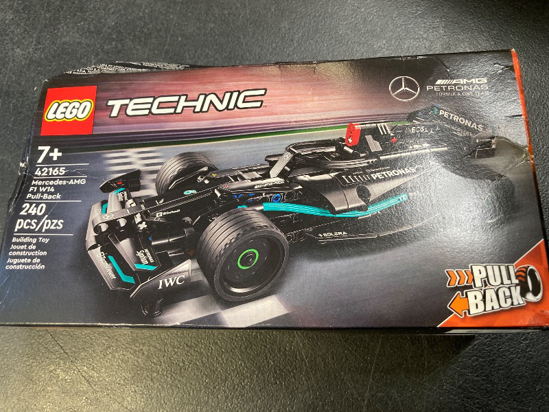 Photo 1 of LEGO Technic Mercedes-AMG F1 W14 E Performance Pull-Back Car Toy, Vehicle Building Set for Boys and Girls, Mercedes Race Car Toy Model, Gift for Kids Ages 7 and Up, 42165
