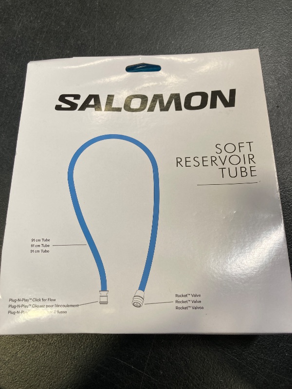 Photo 1 of Salomon SOFT RESERVOIR TUBE Running Hydration Accessories , Clear Blue, NS