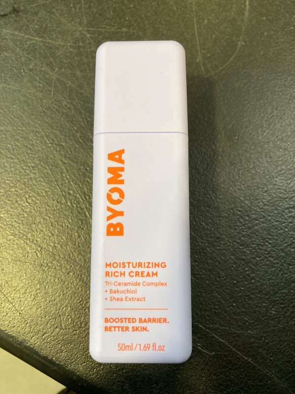Photo 1 of BYOMA Moisturizing Rich Cream - Barrier Repair Cream Face Lotion with Bakuchiol & Shea Extract - Ceramide Face Moisturizer for Dry Skin - Anti Wrinkle, Alcohol Free Face Moisturizer - 1.69 fl.oz