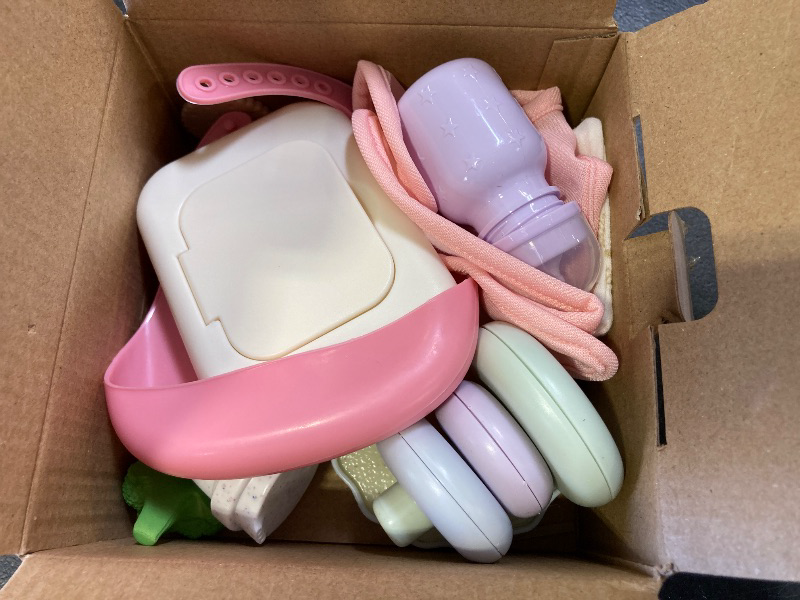Photo 1 of babi by Battat B Care & Feeding Set (20 Pieces) – 14-inch Baby Doll Accessories – Changing Diaper, Bib, Play Food – Meal Time & Changing Toys for Children Ages 2+