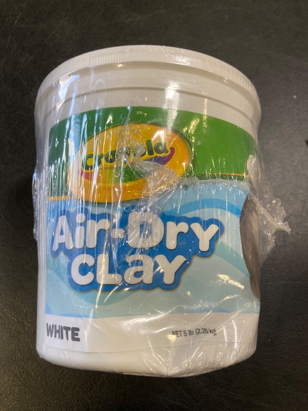 Photo 1 of Crayola Air Dry Clay (5lbs), Natural White Modeling Clay for Kids, Sculpting Material, Bulk Craft Supplies for School Classrooms