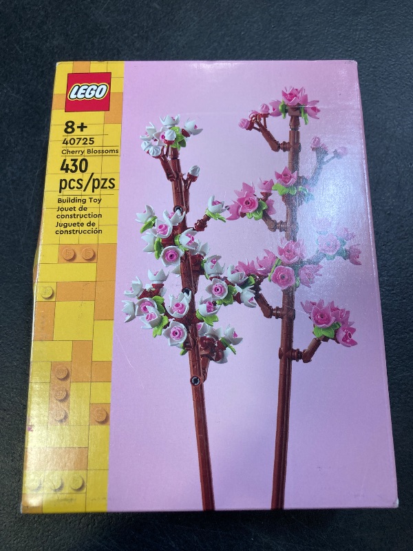 Photo 1 of LEGO Cherry Blossom - Building Toy for Kids, Girls & Boys, Ages 8+ - Artificial Cherry Blossom Decor for Home & Display - Gift for Mother's Day - 40725