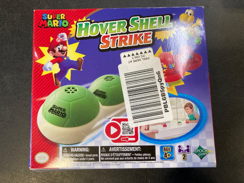Photo 1 of EPOCH Games Super Mario Hover Shell Strike - Tabletop or Floor Multiplayer Sports Game for Ages 4+
