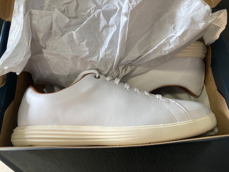 Photo 1 of Cole Haan Mens Grand Crosscourt II White Leather 7.5 W - Wide