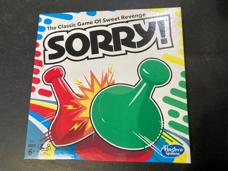 Photo 1 of Sorry! Kids Board Game, Family Board Games for Kids and Adults, 2 to 4 Players, Family Games, Kids Games, Ages 6 and Up