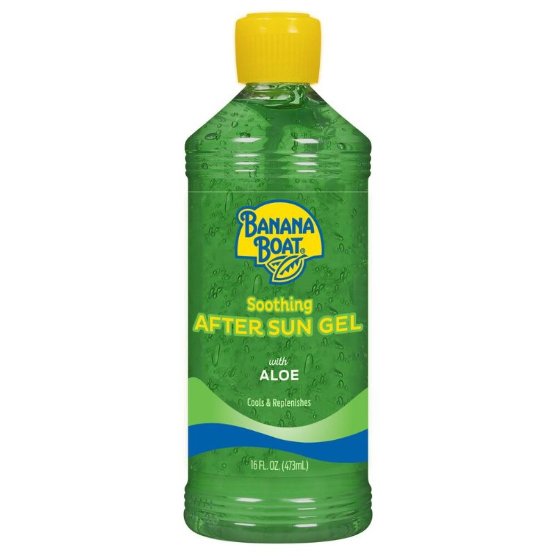 Photo 1 of Banana Boat Soothing After Sun Gel with Aloe | After Sun Care Aloe Gel, After Sun Aloe, Sunburn Relief, 16oz 