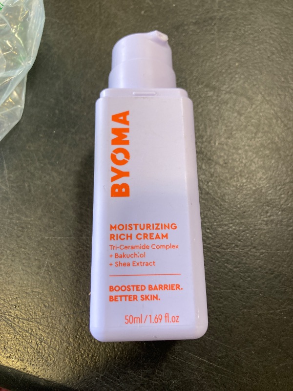 Photo 1 of BYOMA Moisturizing Rich Cream - Barrier Repair Cream Face Lotion with Bakuchiol & Shea Extract - Ceramide Face Moisturizer for Dry Skin - Anti Wrinkle, Alcohol Free Face Moisturizer - 1.69 fl.oz