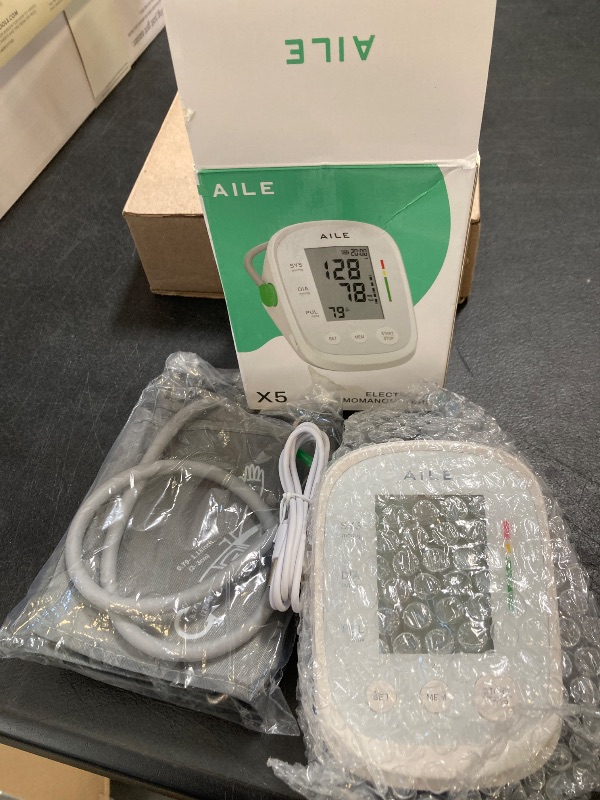 Photo 1 of Blood Pressure Monitor, AILE Blood Pressure Machine Upper Arm Large Cuff(8.7"-16.5"), High Automatic Blood Pressure Monitors Cuff for Home Use, (BP) Manual Arm Blood Pressure Monitors, 2 * 99 Memory
