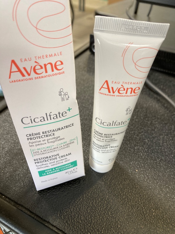 Photo 1 of Avène Cicalfate+ Restorative Protective Cream, postbiotic skincare for sensitive skin, helps restore skin barrier, face and body, safe for infants, children and adults, 1.3 Fl Oz