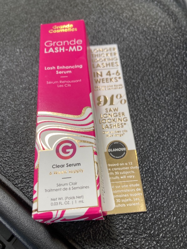 Photo 1 of Grande Cosmetics GrandeLASH-MD Lash Enhancing Serum, 1 ml - 6-week starter supply