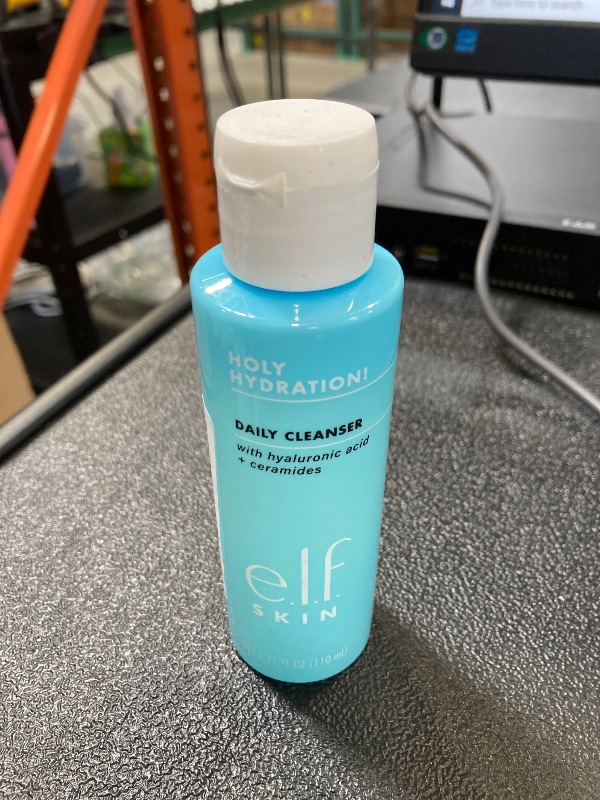 Photo 1 of e.l.f. SKIN Holy Hydration! Daily Cleanser, Face Cleanser For Washing Away Excess Oil, Impurities & Makeup, Made With Hyaluronic Acid, Vegan & Cruelty-Free